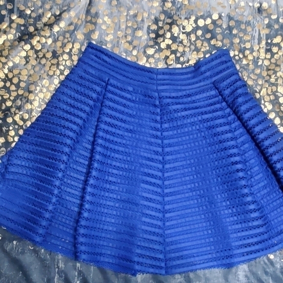 Skater Flare Woman's Blue skirt - Picture 2 of 4